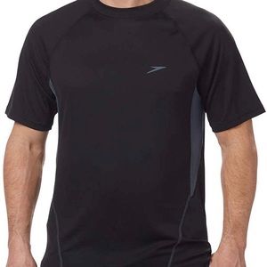 Speedo Men's Fitness UV Protection Rashguard Swim Shirt.  Size XL